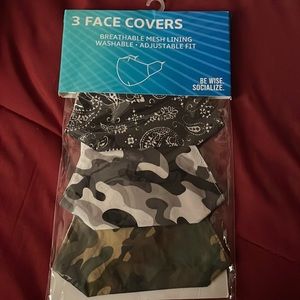 3 new In package face coverings